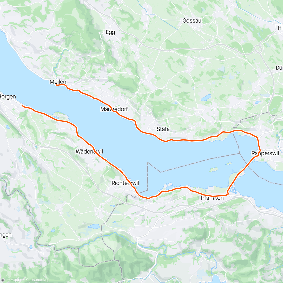 Map of the activity, AWR: 1/2 Giro Lago