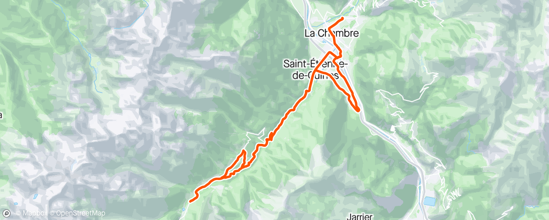 Map of the activity, Sortie légèrement venteuse 🤪