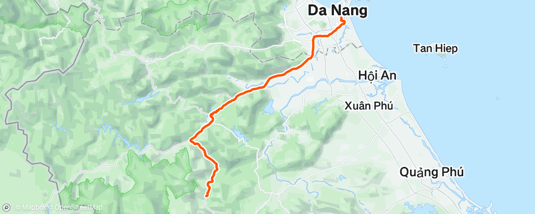 Map of the activity, Morning Ride