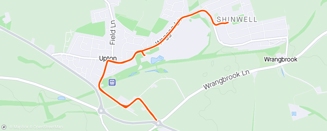 Map of the activity, Felt the need for speed this morning 🏃‍♂️💨😁