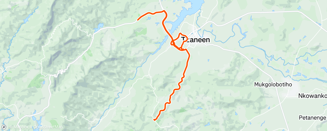 Map of the activity, Morning Ride