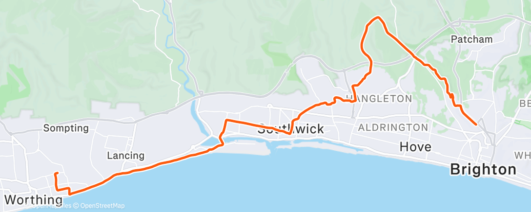 Map of the activity, UrbEx commute.