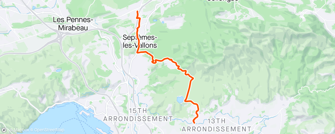 Map of the activity, VéloTaf in the 💨
