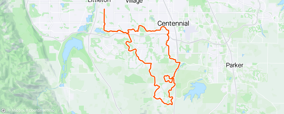 Map of the activity, Morning Ride with Masters HRCC