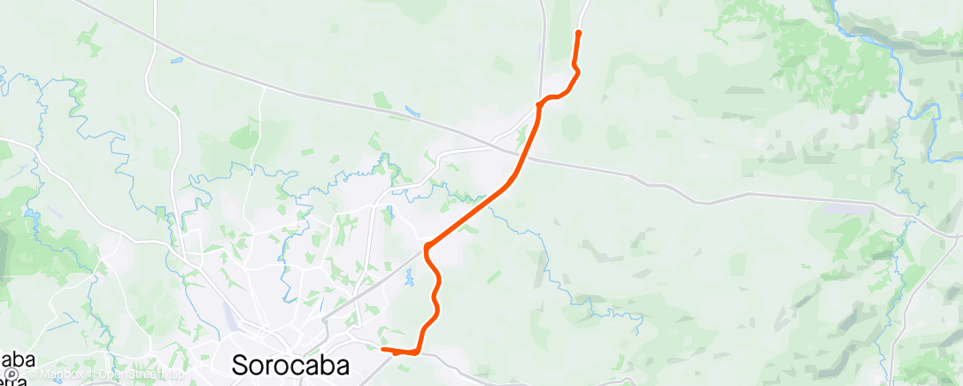 Map of the activity, Road GTS