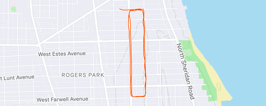 Map of the activity, RPRC Thursday