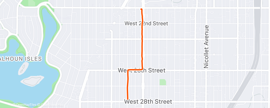 Mapa de la actividad (Walk to route 2 for keg return)