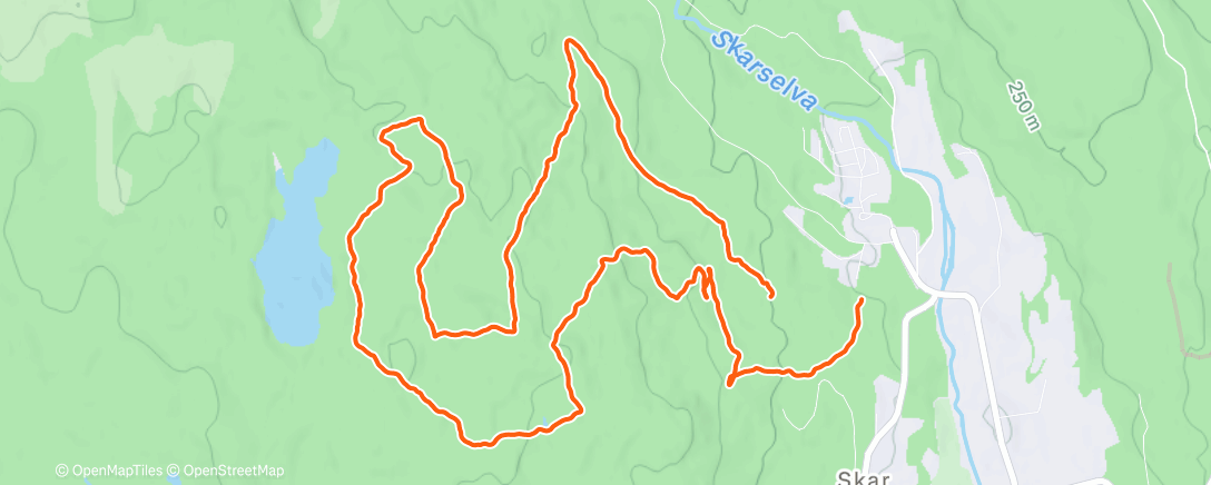 Карта физической активности (o-2x middle - training)