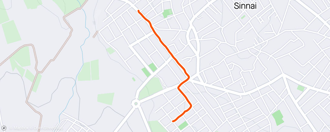 Kaart van de activiteit “Evening Walk”