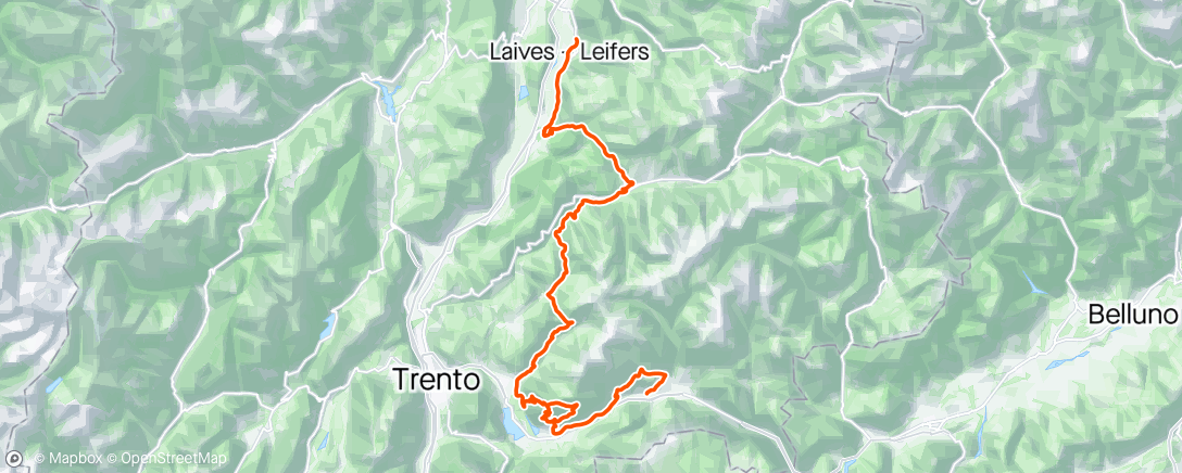 Map of the activity, Tour of the alps 🇮🇹 - Stage 4