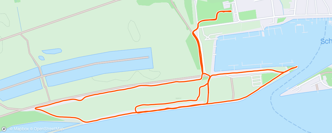 Mapa da atividade, Triathlon Run