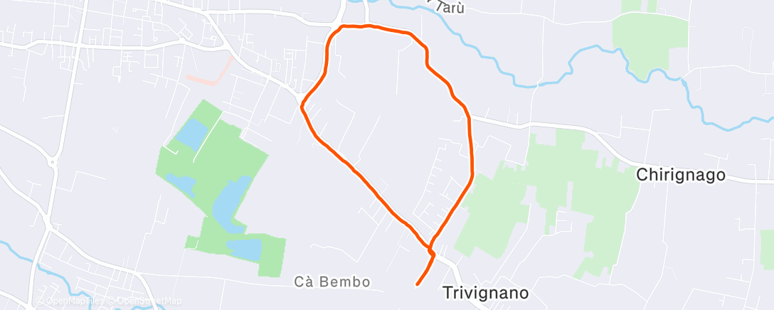 Map of the activity, Camminata coniugale scioglipolpacci