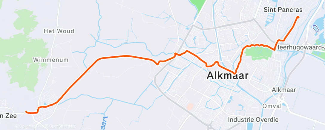 Map of the activity, Ochtendrit