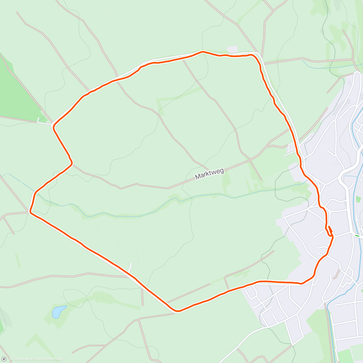 Map of the activity, Dußlingen 5 / Apfelbaumrunde 🍏🍎