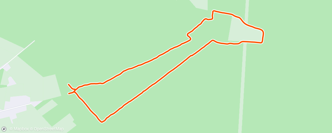 Map of the activity, Traillauf zur Mittagszeit