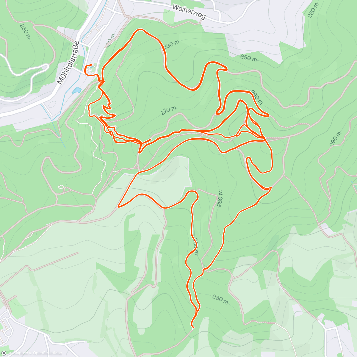 Map of the activity, FUCHSTRAIL 🦊