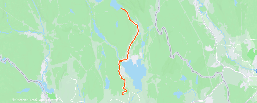 Map of the activity, Fin dag på ski 🥰
