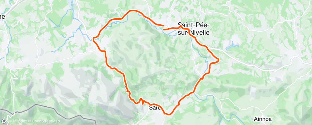 Map of the activity, Col de saint Ignace #7