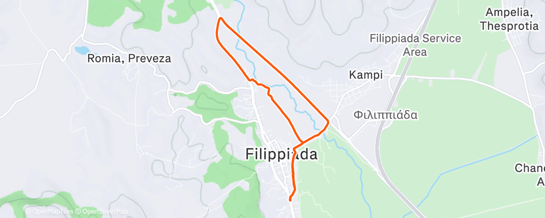 Карта физической активности (Morning Run)