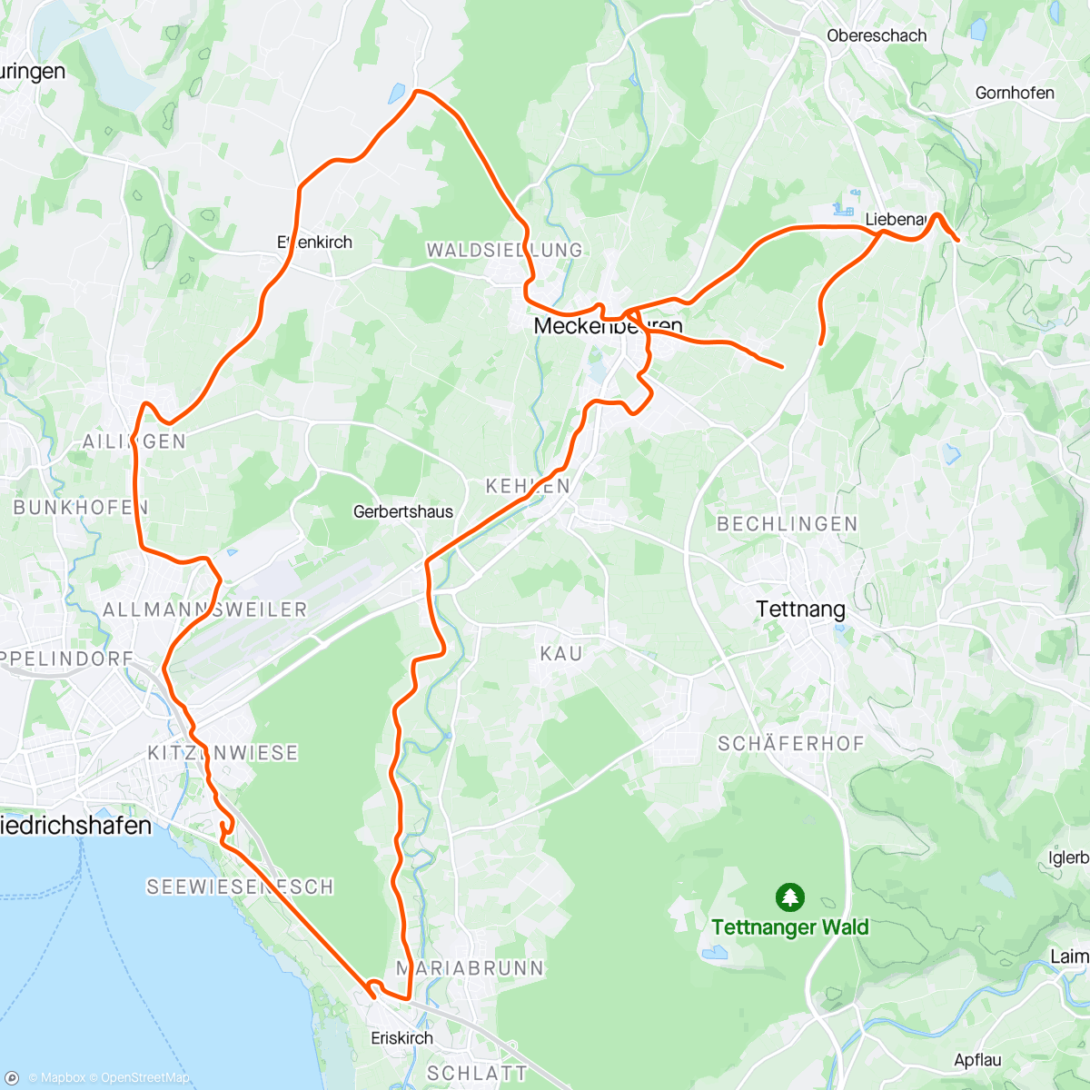 Kaart van de activiteit “Mountainbike-Fahrt am Abend”