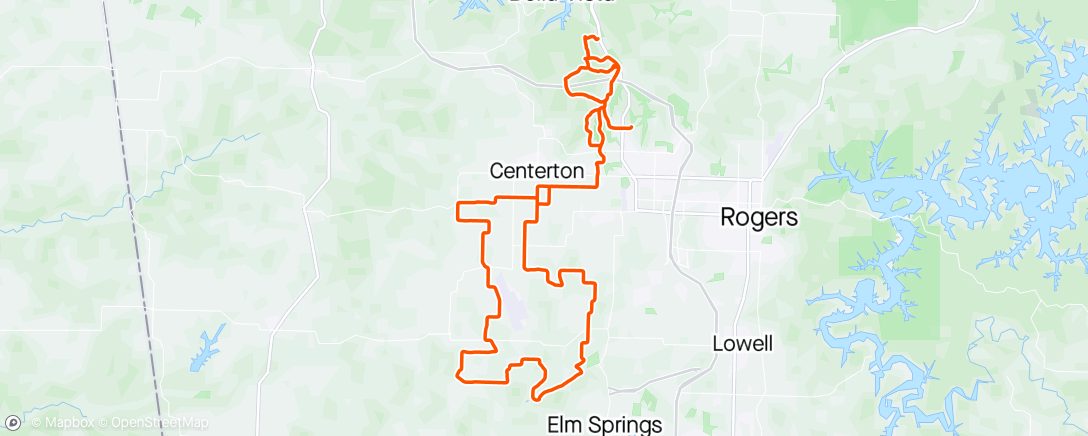 Map of the activity, Lazy dogs make for great gravel riding