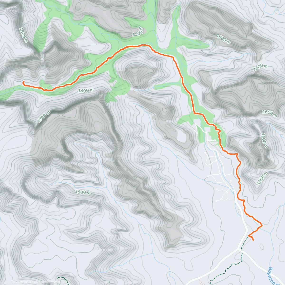 Map of the activity, Sedona - Boynton Canyon hike with Family