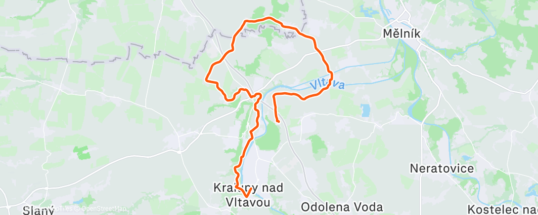 Map of the activity, Morning Mountain Bike Ride