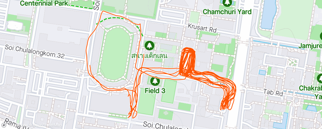Kaart van de activiteit “Morning Run”