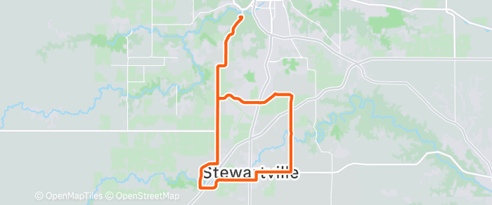 Route map for Sunday 7/12 Social/Recovery Ride