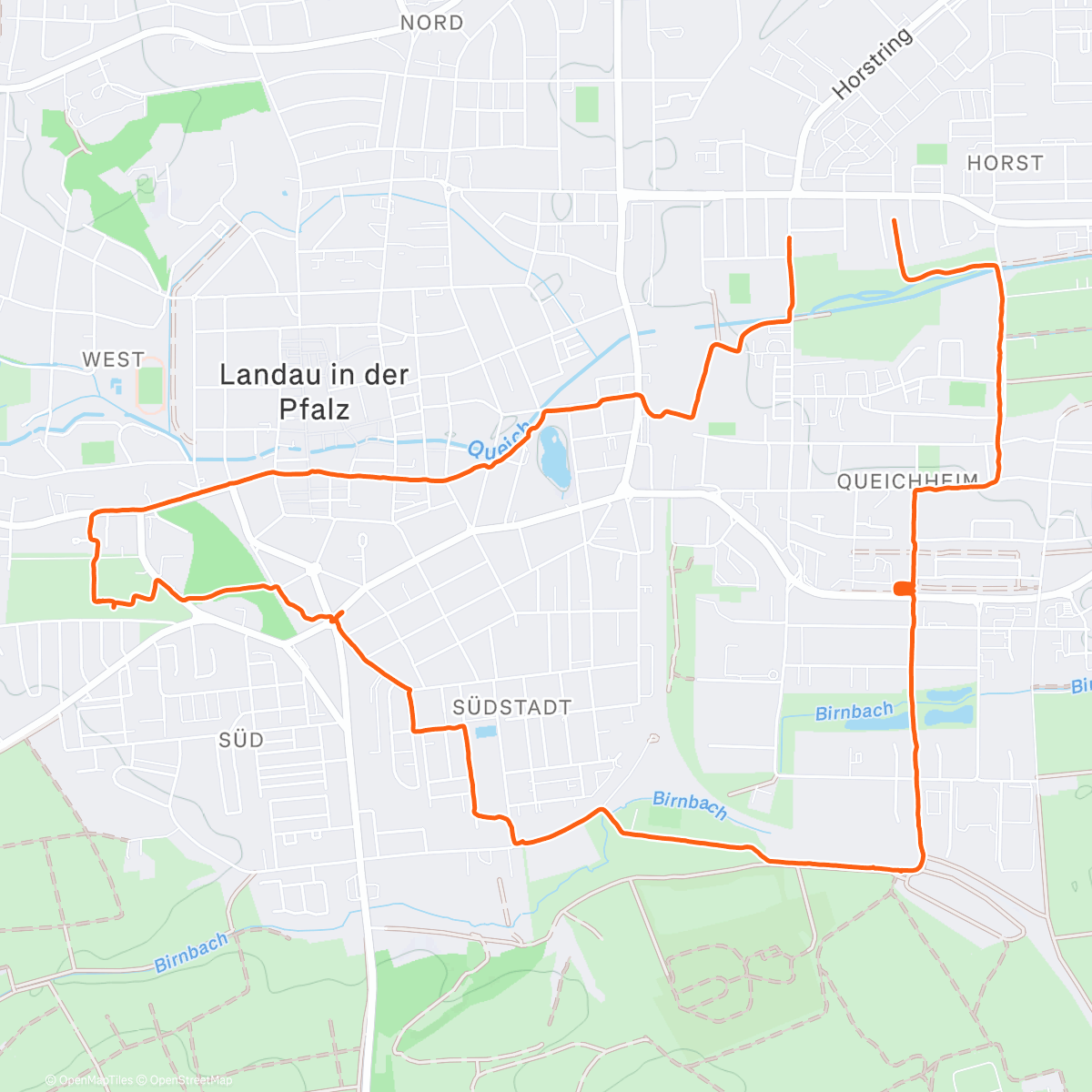 Карта физической активности (Spaziergang)