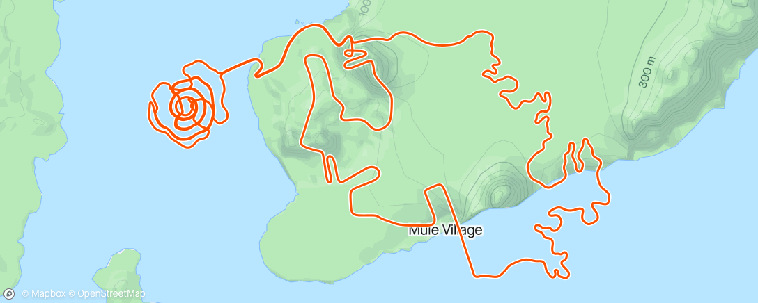 Map of the activity, Zwift - Strength Training in Watopia