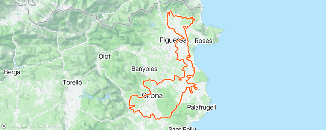 Map of the activity, Traka 360