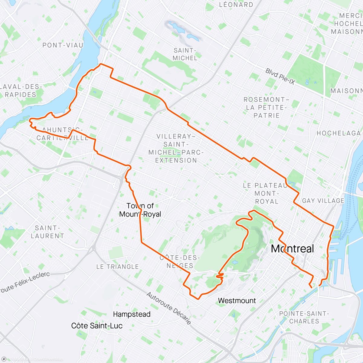 Map of the activity, First Road Ride of 2024