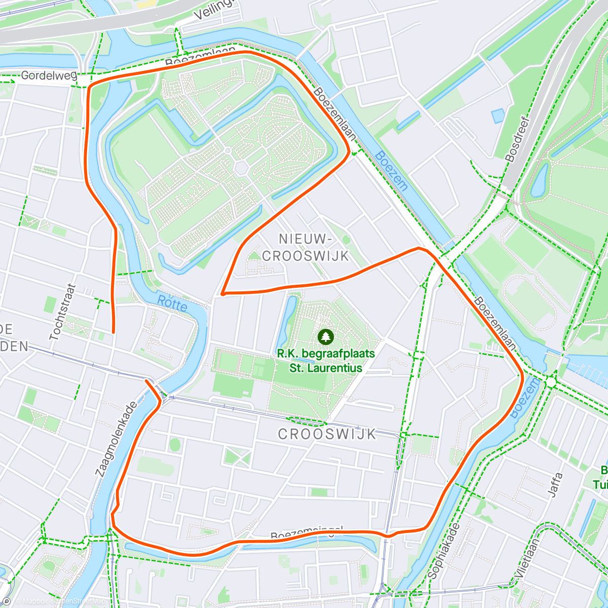 Map of the activity, Evening Run 🏃‍♂️