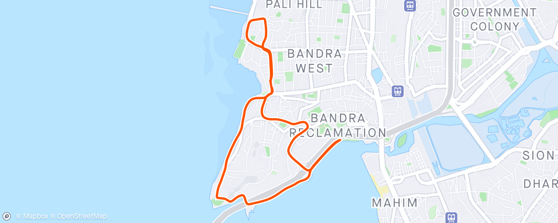 Map of the activity, EF matinal 🏃‍♂️