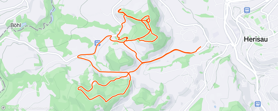 Map of the activity, Fahrt am Nachmittag