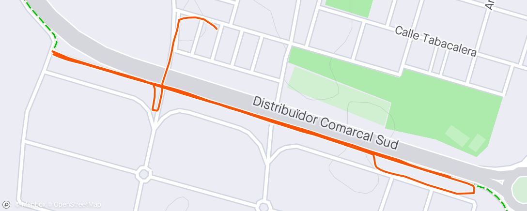 Map of the activity, Carrerita