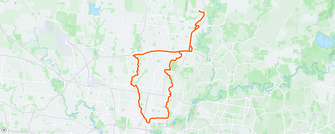 Map of the activity, Whittlesea BUG Westgath Ride