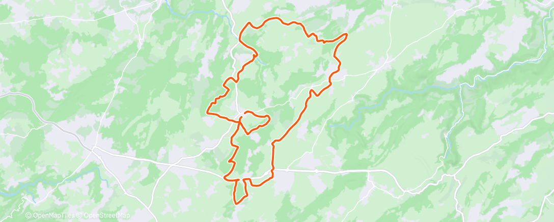 Map of the activity, Gravel avec Ed