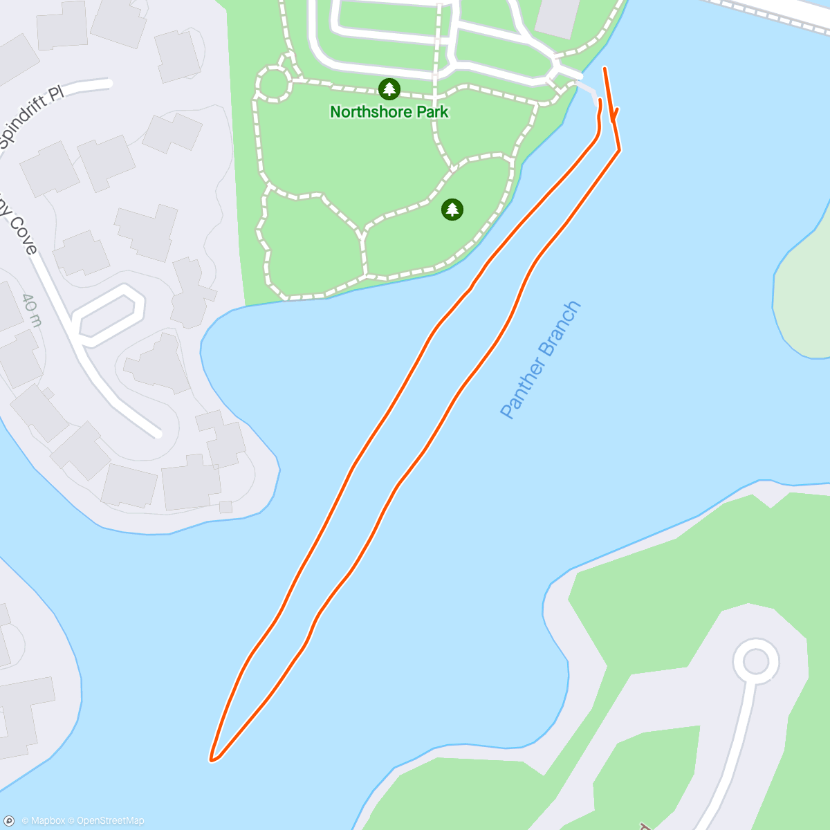 Map of the activity, Root beer lake