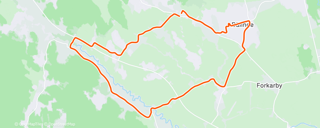 Map of the activity, Jumkil ka, Åkerby, genom Bälinge