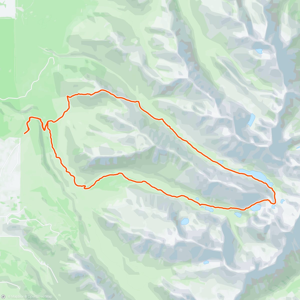 Map of the activity, Long Lake