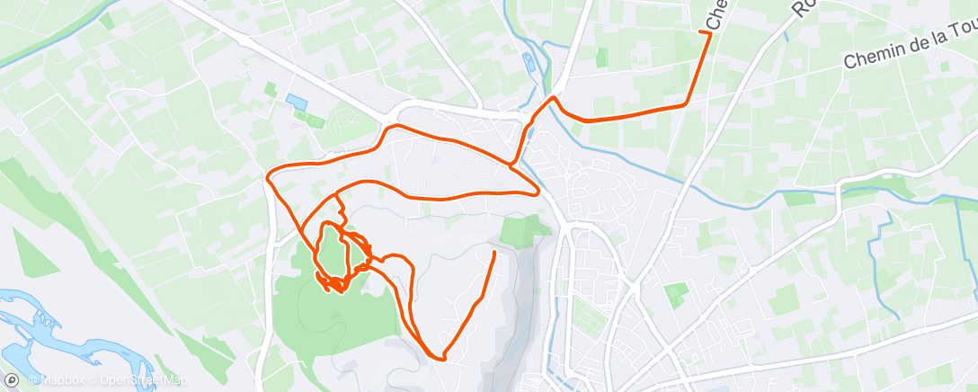 Mapa de la actividad (Sortie VTT dans l'après-midi)