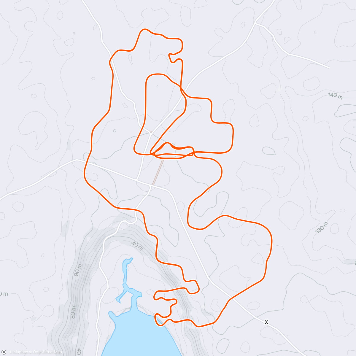 Map of the activity, Zwift - Pacer Group Ride: Sprinter's Playground in Makuri Islands with Maria