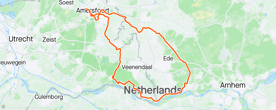 Map of the activity, Rondje met Martijn en net voor de stop bij de proloog sloot ook Ruud nog aan.