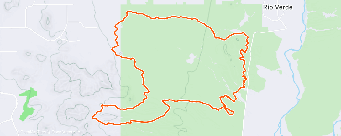 Map of the activity, McDowell Mountain Frenzy 50K