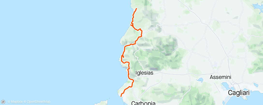 Mapa de la actividad (Giro mattutino)