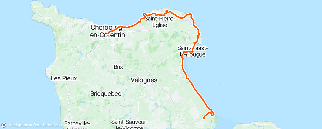アクティビティ「Gravel tour étape 2」の地図
