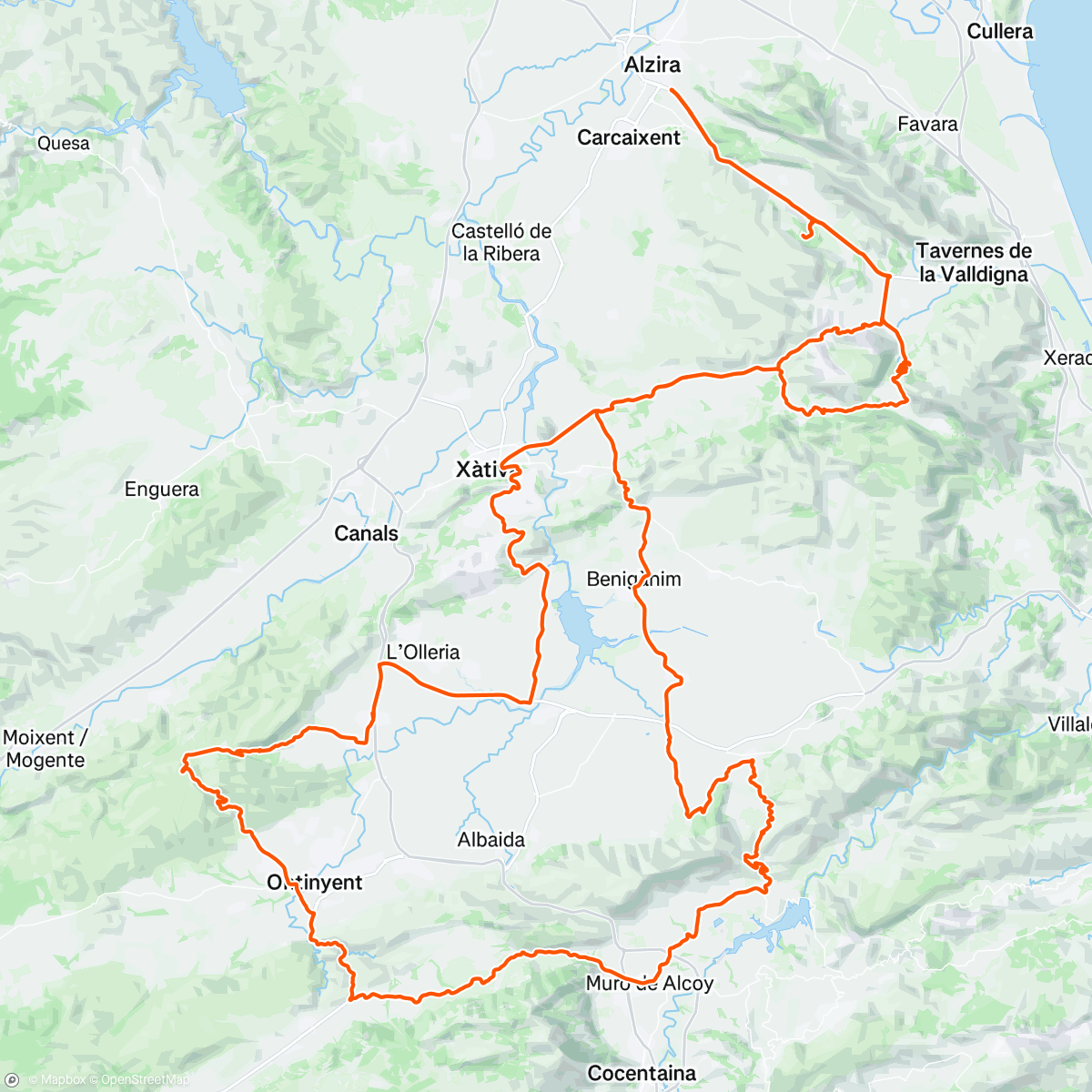 Map of the activity, TC3