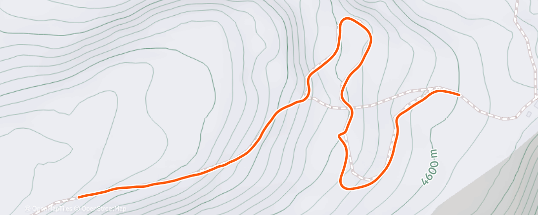 Carte de l'activité Night Trail Run
